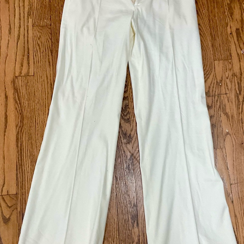 Elegant Cream Women's Pants